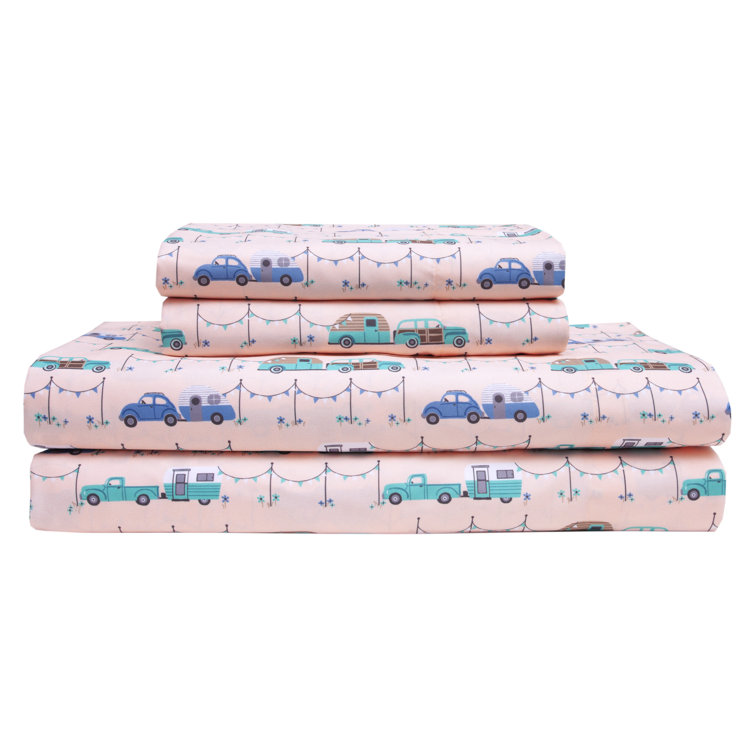 Isabelle & Max™ Kace Whimsical Camper Caravan Sheet Set & Reviews Wayfair